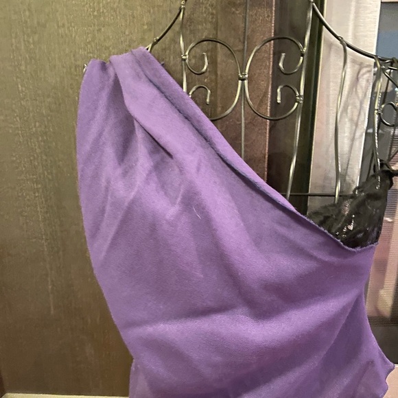 Ungaro top with lace detail and tied shoulder - Picture 2 of 8